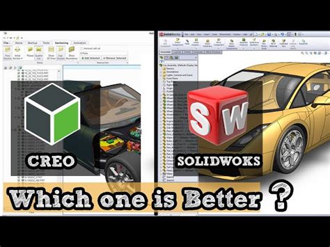is creo similar to solidworks